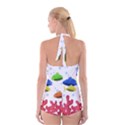 Corals and fish Boyleg Halter Swimsuit  View2