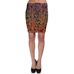 Red corals Bodycon Skirt