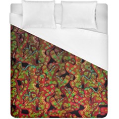 Red corals Duvet Cover (California King Size)