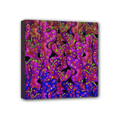 Purple Corals Mini Canvas 4  X 4  by Valentinaart