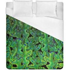 Green Corals Duvet Cover (california King Size)