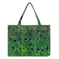 Green Corals Medium Tote Bag by Valentinaart