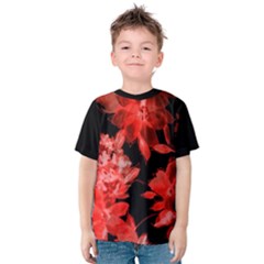 red flower  Kids  Cotton Tee