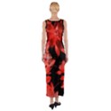 red flower  Fitted Maxi Dress View2