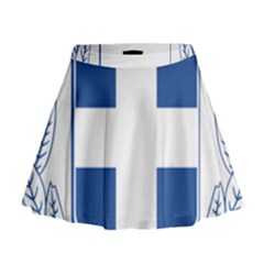 Coat Of Arms Of Greece Mini Flare Skirt by abbeyz71