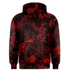 Small Red Roses Men s Pullover Hoodie by Brittlevirginclothing