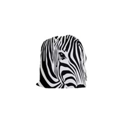 Animal Cute Pattern Art Zebra Drawstring Pouches (xs)  by Amaryn4rt