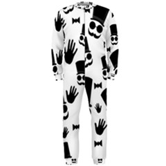 Gentlemen - Black And White Onepiece Jumpsuit (men)  by Valentinaart