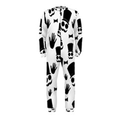 Gentlemen - Black And White Onepiece Jumpsuit (kids) by Valentinaart