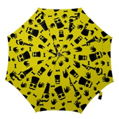 Gentlemen - Yellow Pattern Hook Handle Umbrellas (medium) by Valentinaart