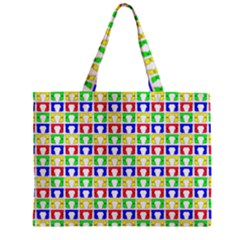 Colorful Curtains Seamless Pattern Zipper Mini Tote Bag by Amaryn4rt