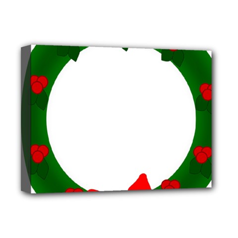 Holiday Wreath Deluxe Canvas 16  X 12   by Amaryn4rt