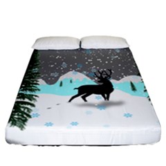 Rocky Mountain High Colorado Fitted Sheet (california King Size) by Amaryn4rt