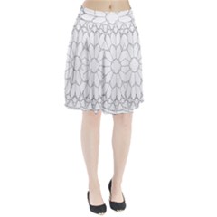 Roses Stained Glass Pleated Skirt by Amaryn4rt