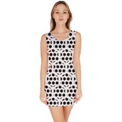 Seamless Honeycomb Pattern Sleeveless Bodycon Dress by Amaryn4rt