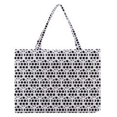 Seamless Honeycomb Pattern Medium Zipper Tote Bag by Amaryn4rt