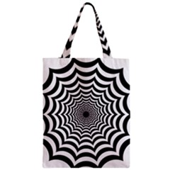 Spider Web Hypnotic Zipper Classic Tote Bag by Amaryn4rt