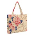 Beautiful pink roses  Medium Zipper Tote Bag View2