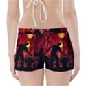 Horror Zombie Ghosts Creepy Boyleg Bikini Wrap Bottoms View2