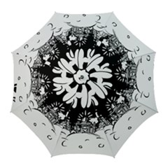 Snow Removal Winter Word Golf Umbrellas