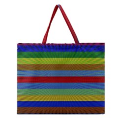 Pattern Background Zipper Large Tote Bag by Amaryn4rt