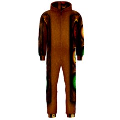 Traffic Light Green Red Yellow Hooded Jumpsuit (Men) 