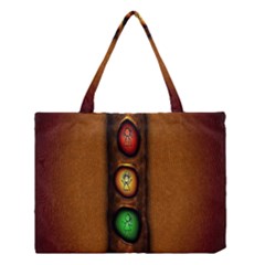 Traffic Light Green Red Yellow Medium Tote Bag