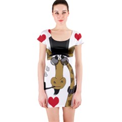 Mr  Right Short Sleeve Bodycon Dress by Valentinaart