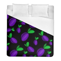 Plums Pattern Duvet Cover (full/ Double Size) by Valentinaart