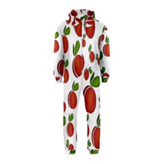 Peaches Pattern Hooded Jumpsuit (kids)