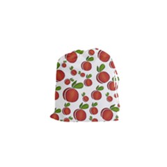 Peaches Pattern Drawstring Pouches (xs)  by Valentinaart