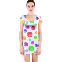 Macaroons Short Sleeve Bodycon Dress by Valentinaart