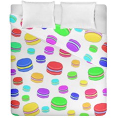 Macaroons Duvet Cover Double Side (california King Size) by Valentinaart