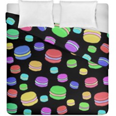 Colorful Macaroons Duvet Cover Double Side (king Size) by Valentinaart