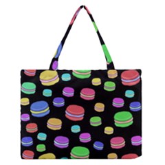 Colorful Macaroons Medium Zipper Tote Bag by Valentinaart