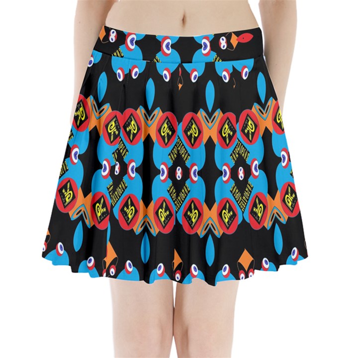 AMOUR DE AMOUR Pleated Mini Skirt