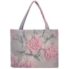 Cloves Flowers Pink Carnation Pink Mini Tote Bag