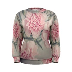 Cloves Flowers Pink Carnation Pink Women s Sweatshirt