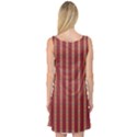 Pattern Background Red Stripes Sleeveless Satin Nightdress View2