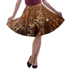 Ice Iced Structure Frozen Frost A-line Skater Skirt