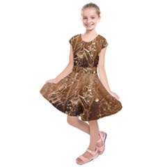 Ice Iced Structure Frozen Frost Kids  Short Sleeve Dress