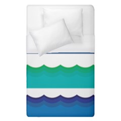 Water Border Water Waves Ocean Sea Duvet Cover (single Size)