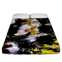 Canvas Acrylic Digital Design Art Fitted Sheet (king Size) by Amaryn4rt