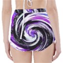 Canvas Acrylic Digital Design High-Waisted Bikini Bottoms View2