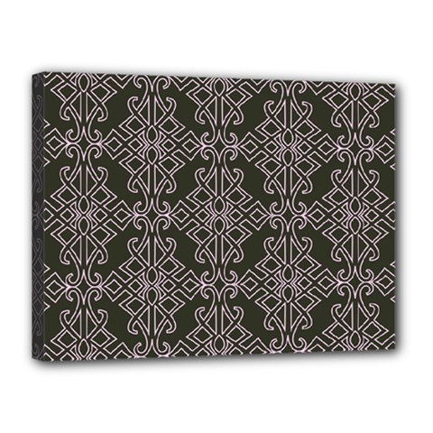 Line Geometry Pattern Geometric Canvas 16  x 12 