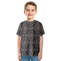 Line Geometry Pattern Geometric Kids  Sport Mesh Tee