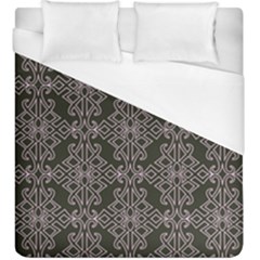 Line Geometry Pattern Geometric Duvet Cover (King Size)