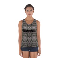 Line Geometry Pattern Geometric Women s Sport Tank Top 