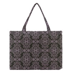 Line Geometry Pattern Geometric Medium Tote Bag by Amaryn4rt