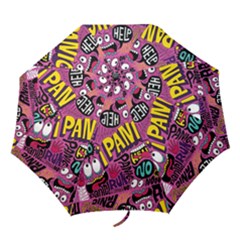 Panic Pattern Folding Umbrellas